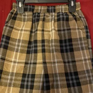 Plaid pants 11-12